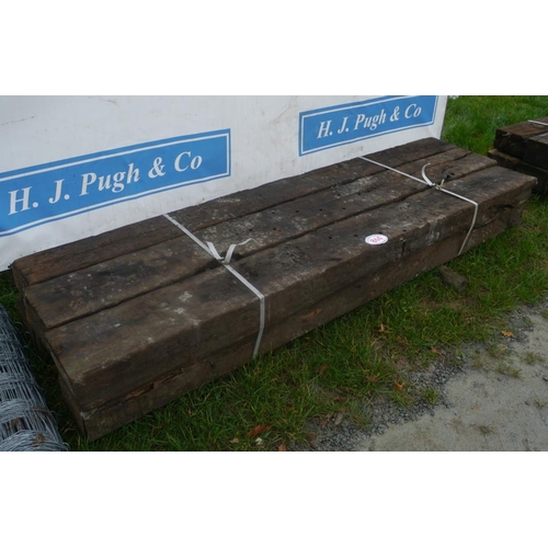 844 - Railway sleeper 8ft -6 +VAT