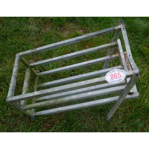 865 - Galvanised sheep crate +VAT