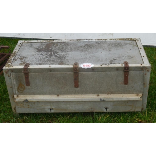 950 - Aluminium lorry box +VAT