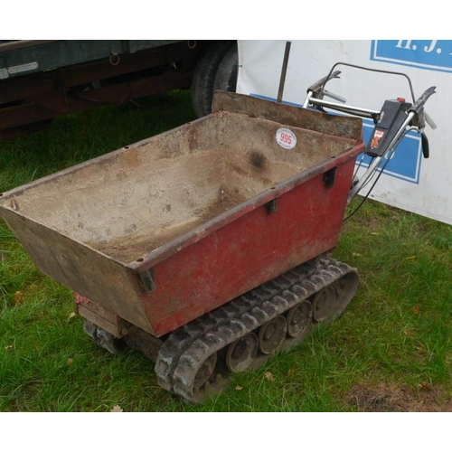 995 - Honda tracked power barrow. Runs