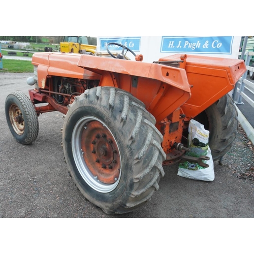 126 - Renault Master 2 4 cylinder diesel tractor. 1963. Runs and drives. Very unusual French built tractor... 