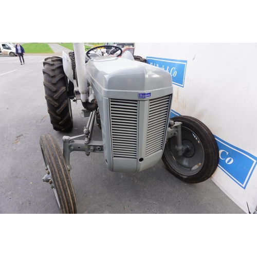 154 - Ferguson TEF diesel tractor, very tidy, barn stored, said to be nut and bolt restoration, genuine sa... 