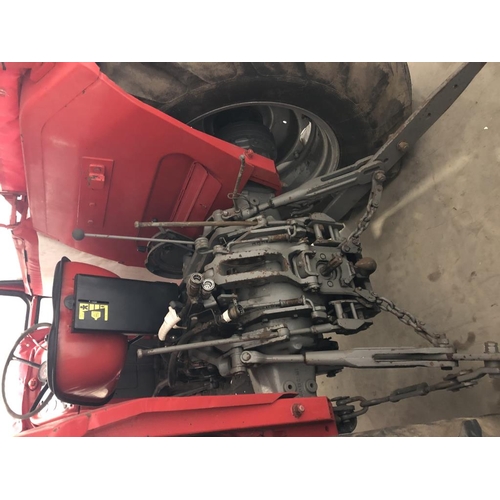 157 - Massey Ferguson 168 tractor. Original tractor. New seat and canvas. 6000hrs. This tractor has been o... 