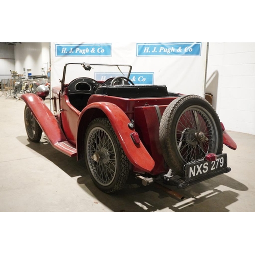 165 - MG PA convertible sports car with period Ford engine. 1935. Older restoration. 998cc, 2 seater. Orig... 