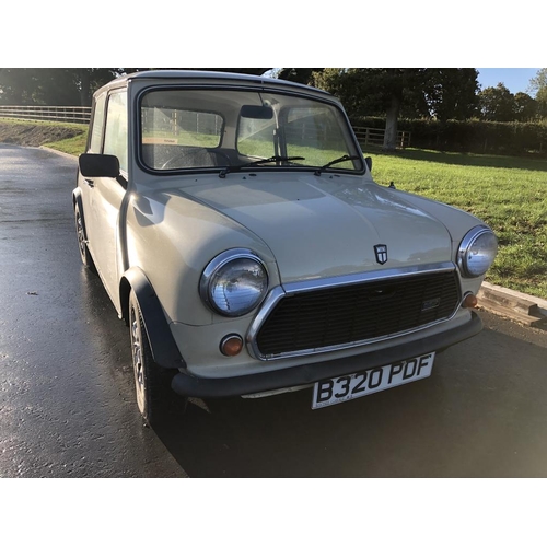 167 - Austin Mini 1000 City E 2 door saloon car. 1985, 998cc, petrol, showing 35,000miles. Chassis No. SAX... 