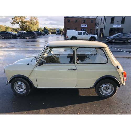 167 - Austin Mini 1000 City E 2 door saloon car. 1985, 998cc, petrol, showing 35,000miles. Chassis No. SAX... 