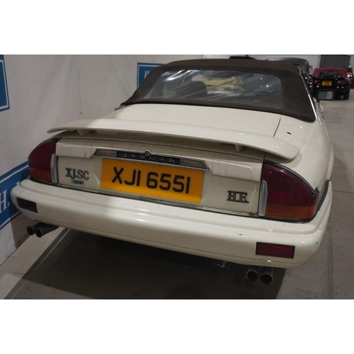 169 - Jaguar XJ-SC HE Sport Cabriolet. V12. 5.3L. 1986. One of 300 made. Engine was running but been stood... 