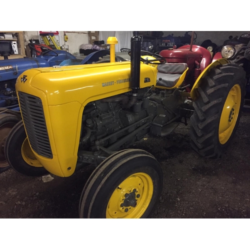 140 - Massey Ferguson 35  3 cylinder tractor. In show condition. Barn stored. well restored. starts and ru... 