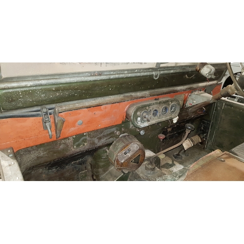 166 - Land Rover Series 1. 1951. Original engine and correct numbers.  Runs and drives. 1595cc. c/w old re... 