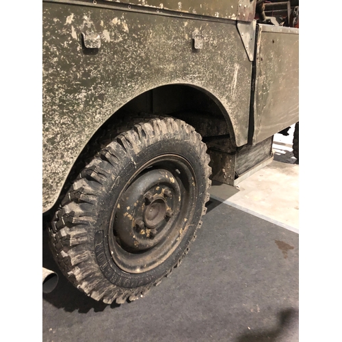 166 - Land Rover Series 1. 1951. Original engine and correct numbers.  Runs and drives. 1595cc. c/w old re... 