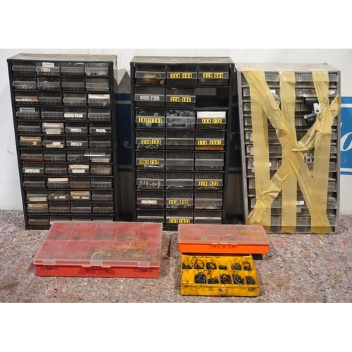 183 - Large quantity of assorted fixings including nuts, bolts, washers etc