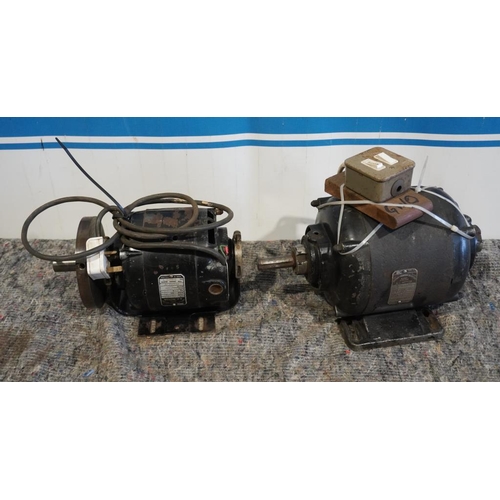 243 - 2 BTH electric motors