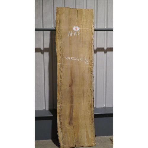 40 - Spalted Beech 94x24x1 1/2
