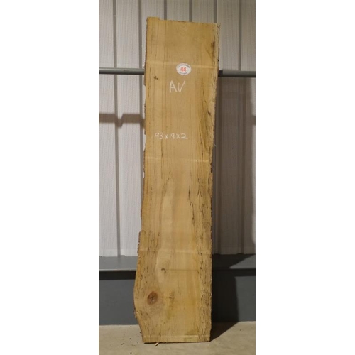 44 - Spalted Beech 93x19x2