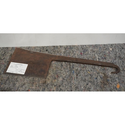 677 - Elwell Wednesbury meat cleaver. 1936. 25