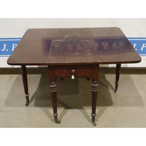 172 - Mid 19th Century mahogany gateleg table 48x42