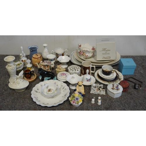 237 - Quantity of assorted china including Wedgwood, Coalport, Aynsley