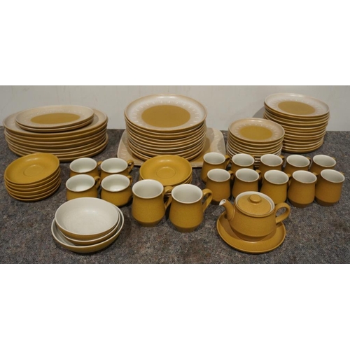 257 - Denby Ode stoneware dinner service and tea service