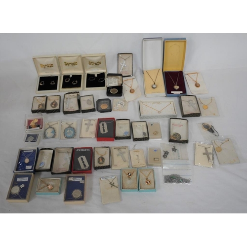 320 - Assorted earrings, necklaces, pendants etc