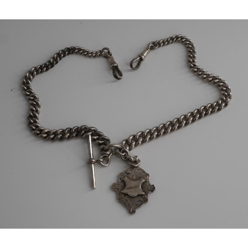 355 - Hallmarked silver pendant on hallmarked silver chain. Approx 82g