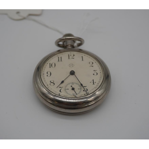 367 - Ansonia watch company roll dollar pocket watch in excellent unworn condition, approx 1910