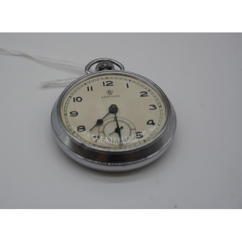 379 - Services pocket watch. Good early example