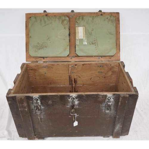 596 - British army ammo box