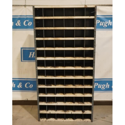 Pigeon hole racking 73x36