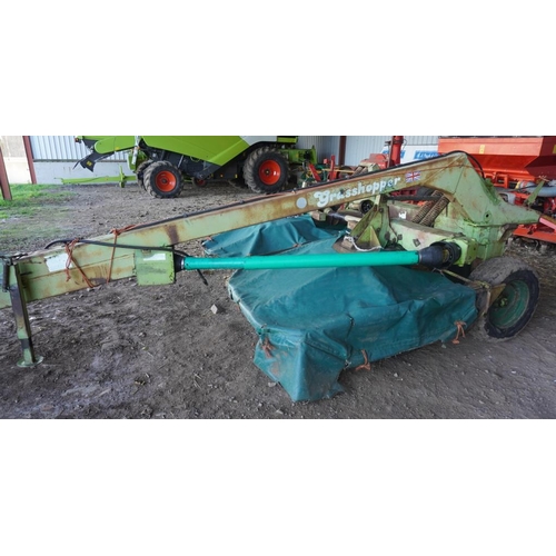 41 - Agritech Grasshopper drum mower, used last season. Many spares available