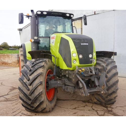 77 - 2011 Claas Axion 810 tractor. 2842hrs, CIS, 40K, 5.1tonne front linkage, front suspension, 150L/Min ... 