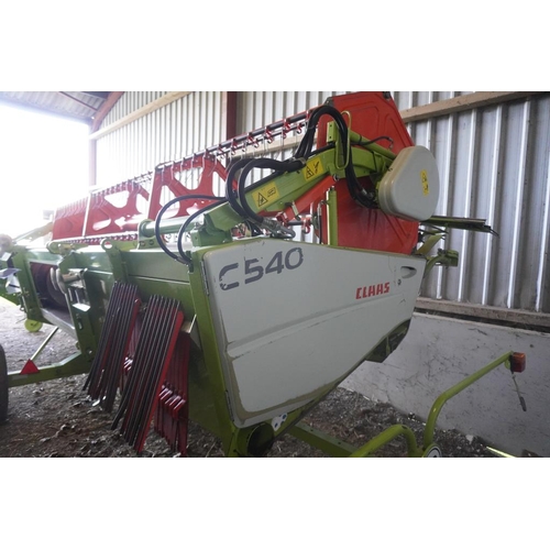 79 - 2009 Claas Tucano 430 combine, straw walker, straw chopper, new to farm and only two drivers, dealer... 