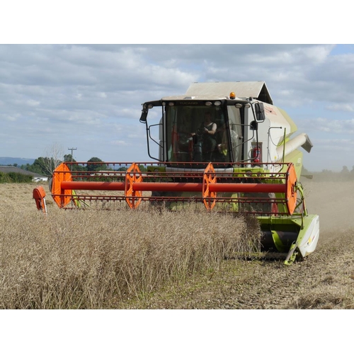 79 - 2009 Claas Tucano 430 combine, straw walker, straw chopper, new to farm and only two drivers, dealer... 