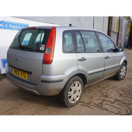 82 - Ford Fusion 2. 1.4 4 door car, 128,035 miles, MOT Until May 2021. Reg VN05 XTG. NO VAT