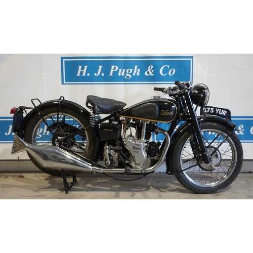 410 - Velocette MAC motorcycle. 1948. Engine No MAC11134. Frame No- 4100. This bike is registered with the... 