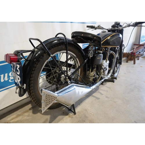 410 - Velocette MAC motorcycle. 1948. Engine No MAC11134. Frame No- 4100. This bike is registered with the... 