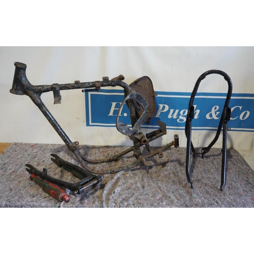 56 - BSA C15 frame no. C15 3560