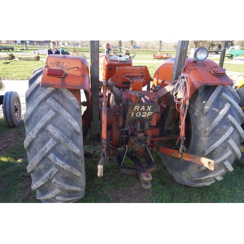 1138 - Nuffield 465 tractor. 1968. On the button, owned for the last 14 years. SN. 65N/106607 Reg. RAY 102F... 
