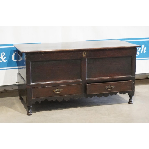 107 - Mule chest with 2 drawers 24x48