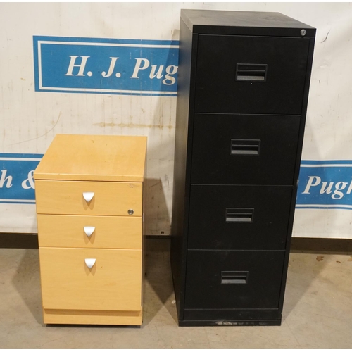 130 - 4 Drawer and 3 drawer filing cabinets