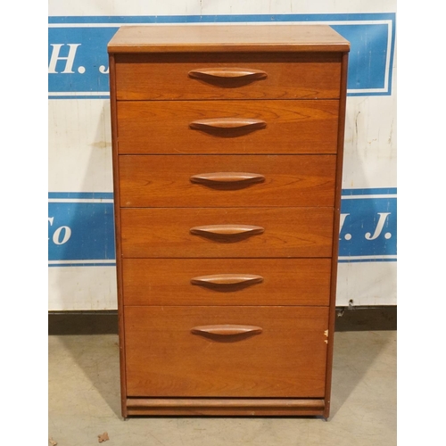 192 - Austin Suite 6 drawer tallboy 46x25