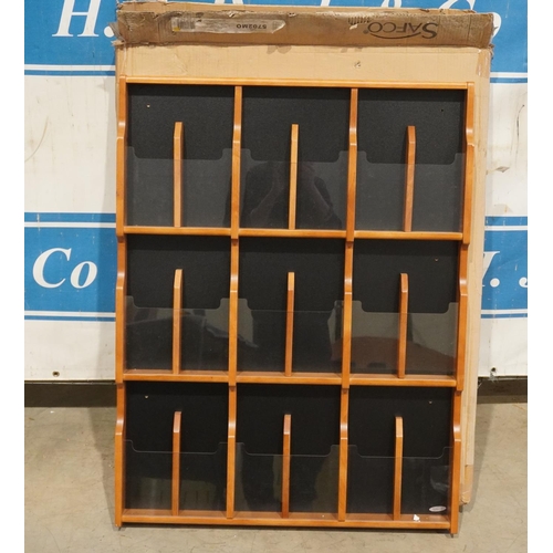 282 - Leaflet rack. New 39x29