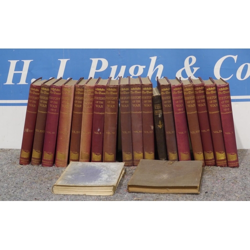 323 - The Times History Of The War, various volumes