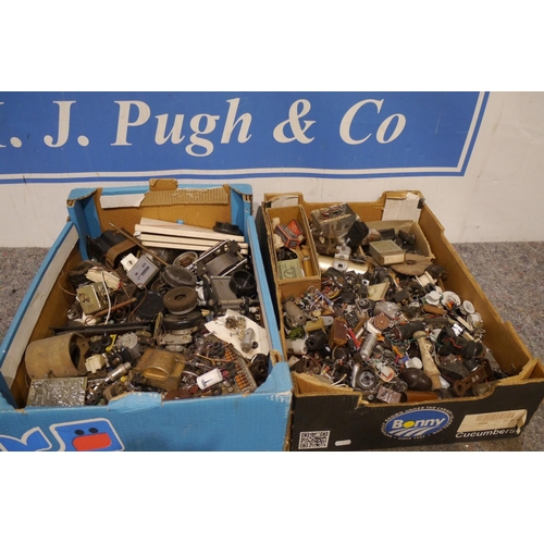 336 - 2 Boxes of radio parts