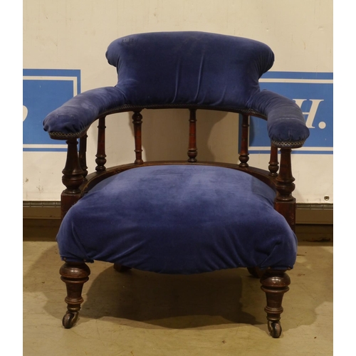 46 - Upholstered tub chair