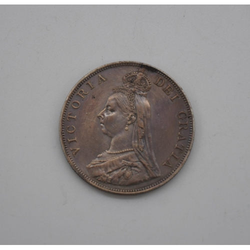 501 - 1887 Queen Victoria silver crown