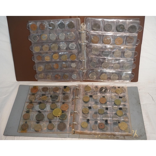 513 - 2 Albums of mainly world coins