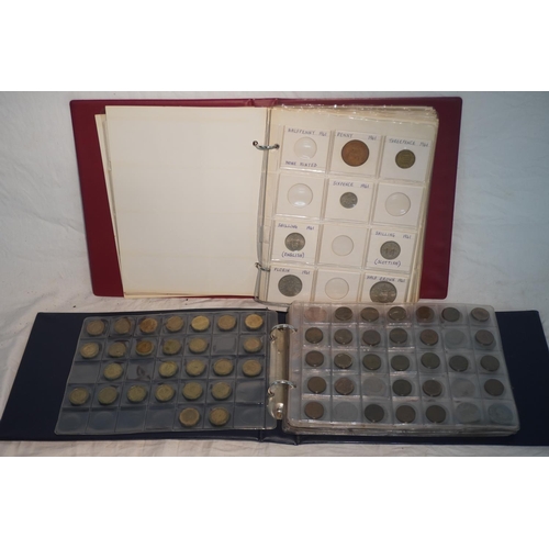 517 - 2 Albums of British Elizabeth II coins