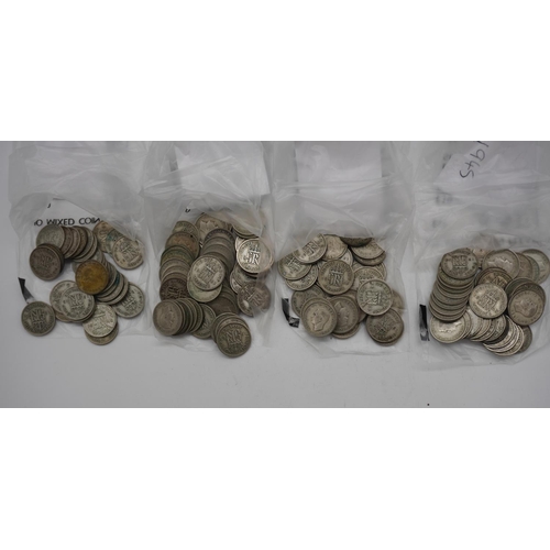 577 - Quantity of George VI sixpence coins dated 1943-46. Approx 410g