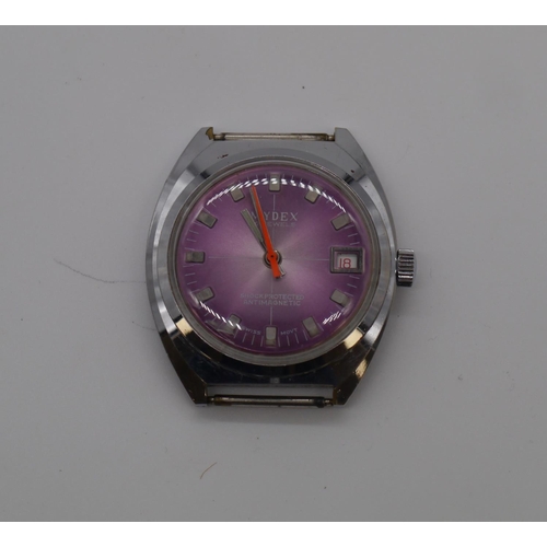 605 - Mydex 17 jewel gents wrist watch with no strap