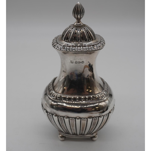 632 - Silver sugar sifter, Chester. Approx weight 123g